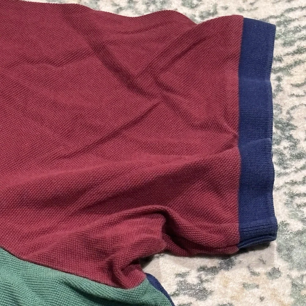 Polo Ralph Lauren Big Pony Colorblock Mesh Polo Shirt Men's 4XB Big & Tall